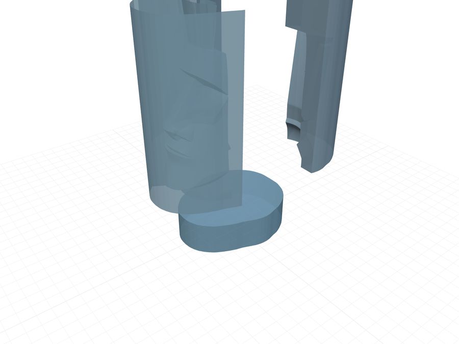 Three-piece silicone mold preview
